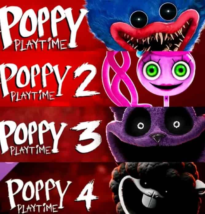 Poppy Play Time All Parts Poppy Play Time All Parts